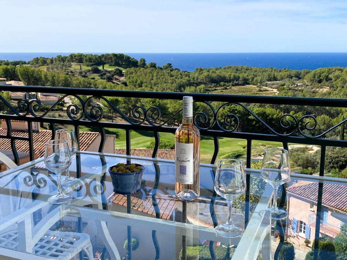 T3 Vue Mer Exceptionnelle Au Domaine Fregate Bandol Сен Сир сюр Мер Екстериор снимка